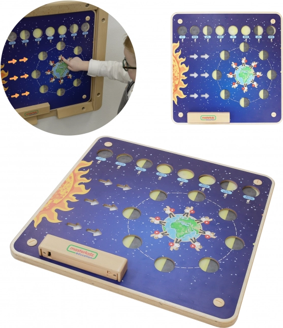 Bildungstafel Mondphasen Montessori