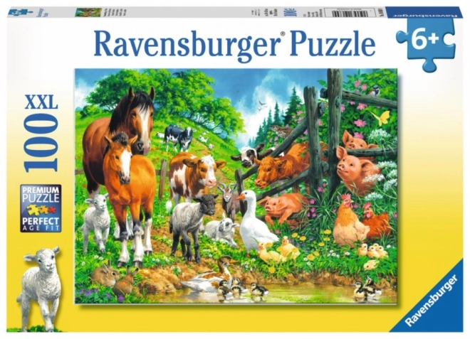 Puzzle Tiere XXL 100 Teile