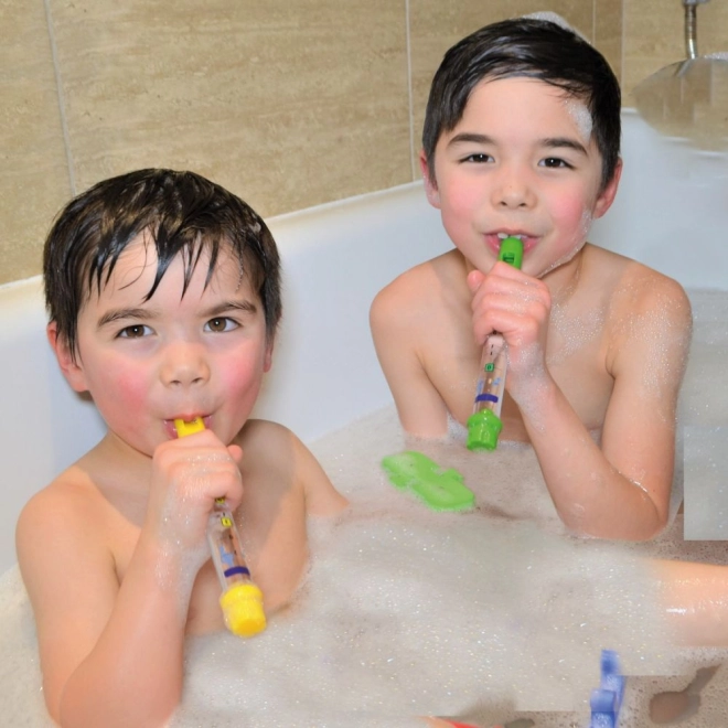 Wasserspaß in der Badewanne