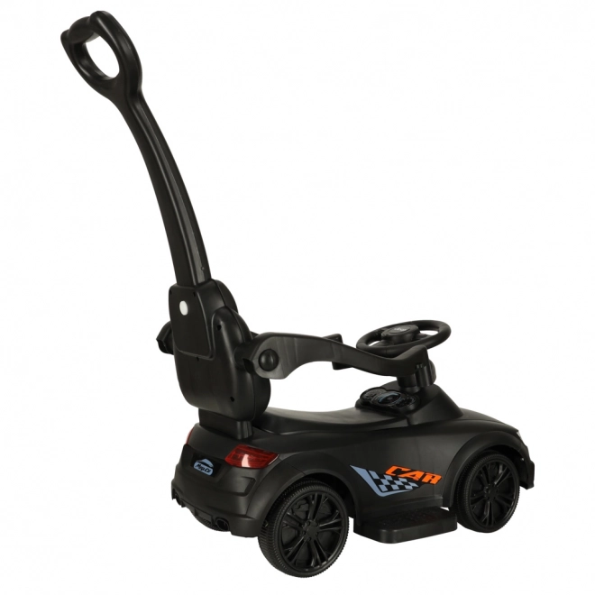 3-in-1 Rutscherauto mit Geräuschen und Lichtern Schwarz