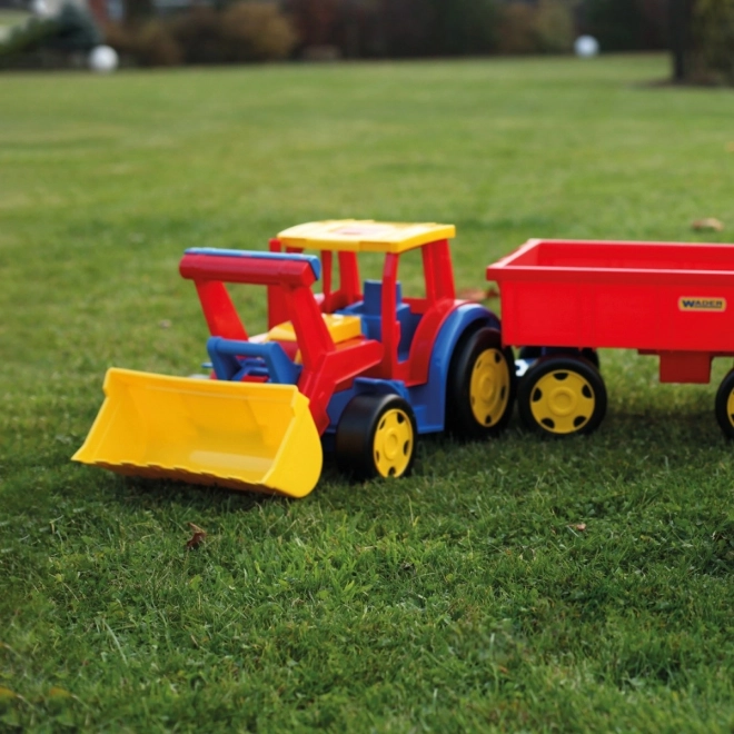 Großer Traktor-Lader mit Anhänger