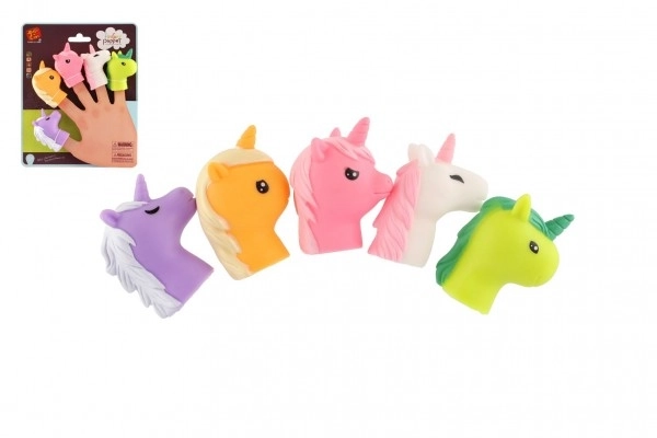 Fingerpuppe Einhorn Set Gummi