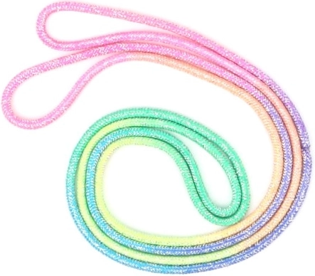 Weicher und elastischer Regenbogenfaden