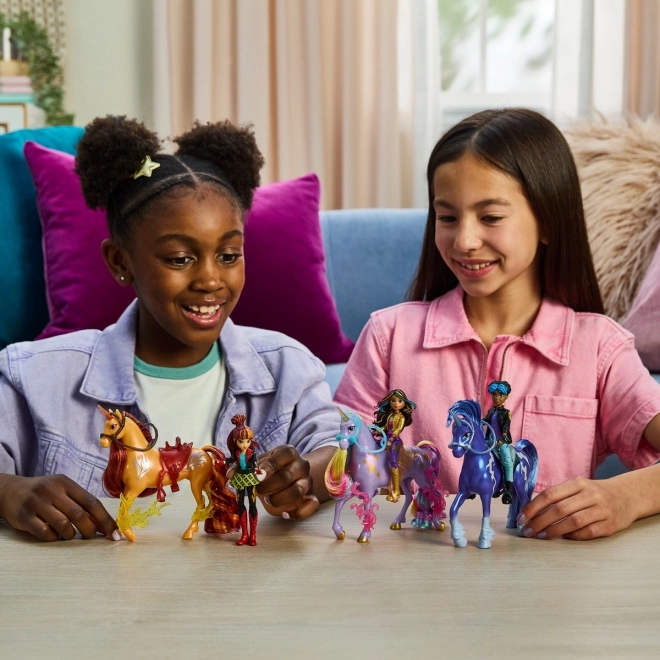 Set Figuren Einhorn Akademie Kleine Puppen Sophia/Gwiazda