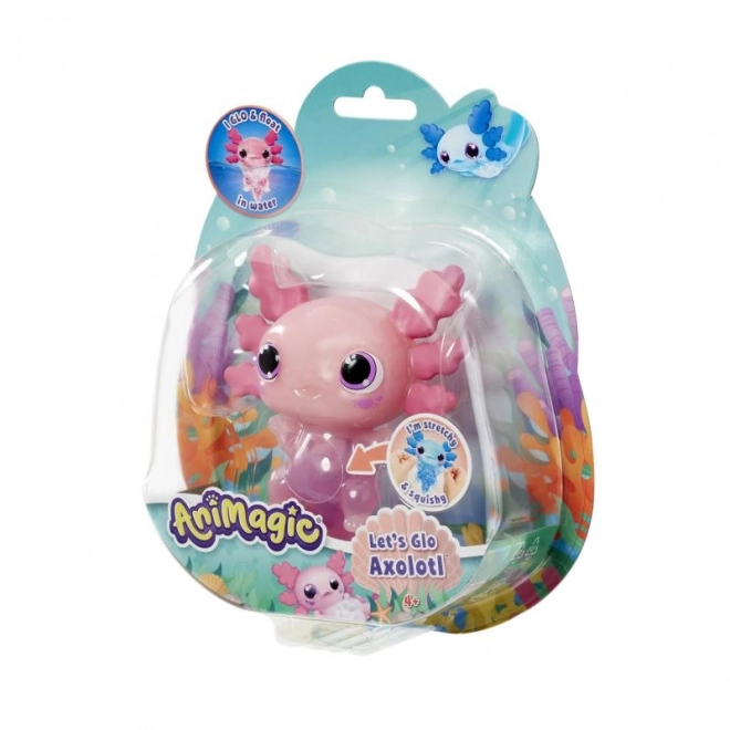 Interaktives Spielzeug Axolotl von Animagic, rosa