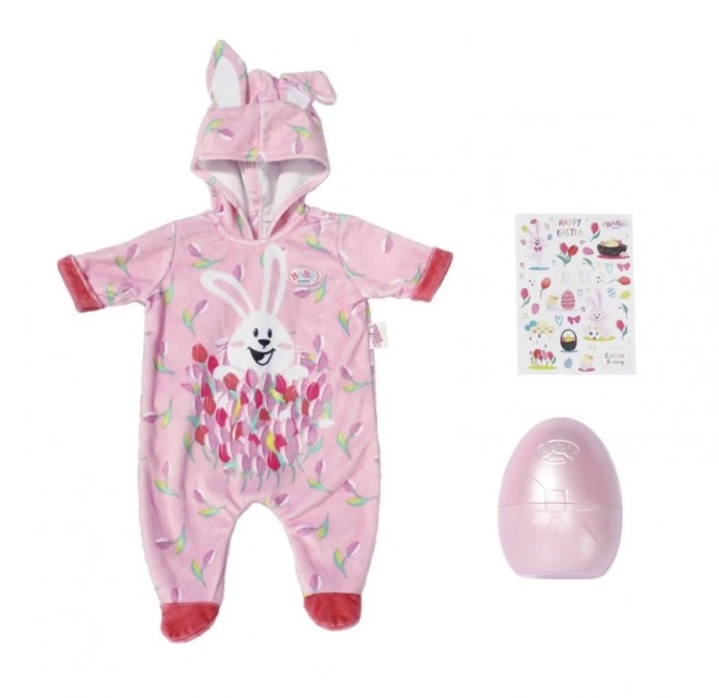 BABY born Osterei mit Outfit und Aufklebern