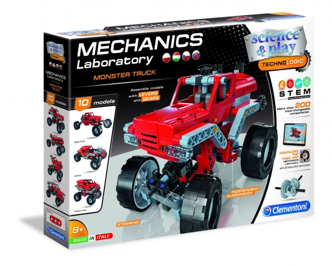 Clementoni Mechaniklabor Monster Truck Set