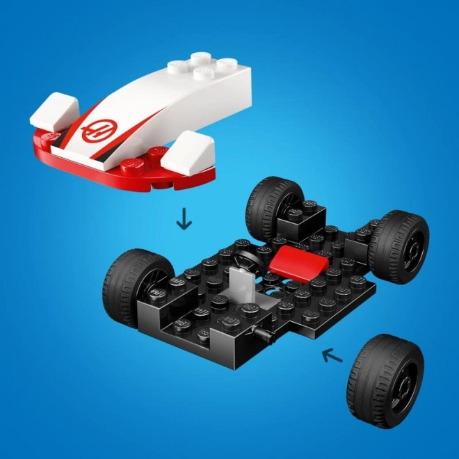 Lego City F1 Williams Racing und Haas Rennwagen