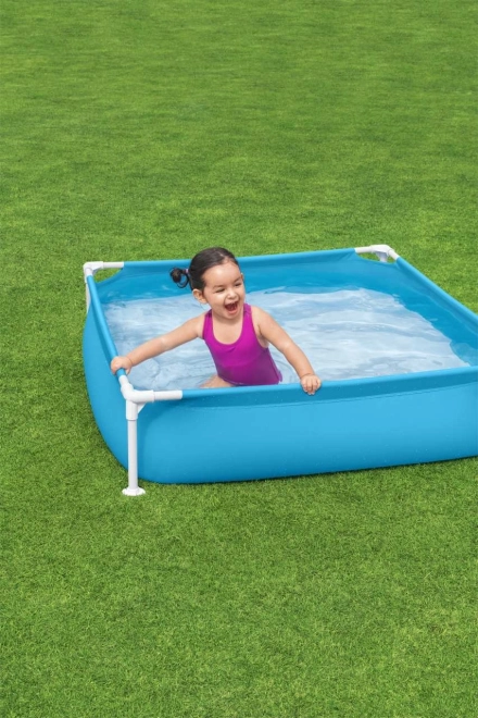 Bestway Kinder Stahlrahmenpool Quadratisch