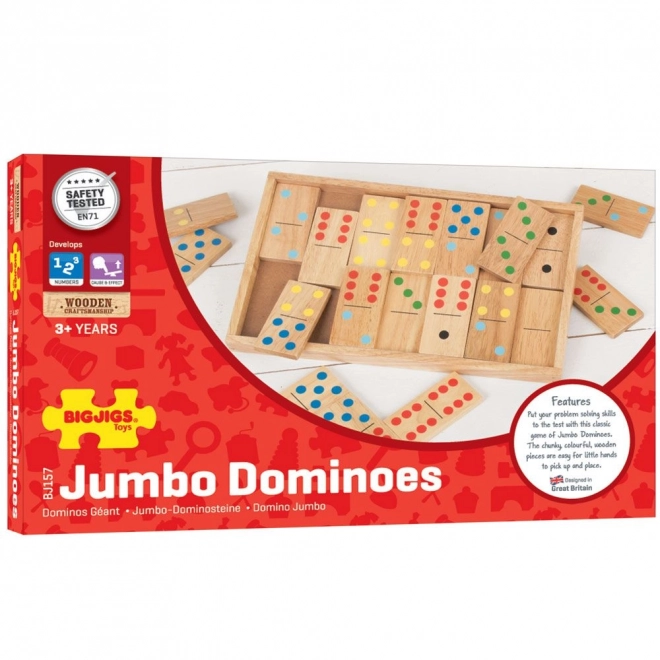 Großes Holzdomino