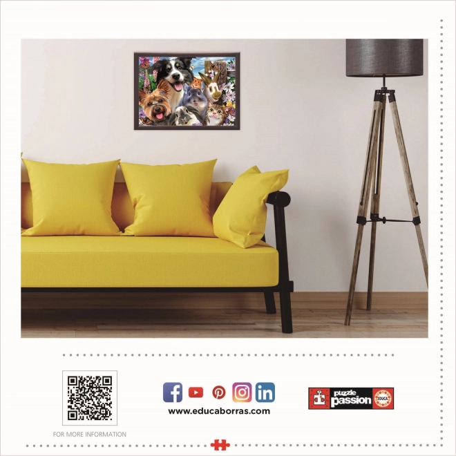 Educa Puzzle lustiges Selfie 500 Teile