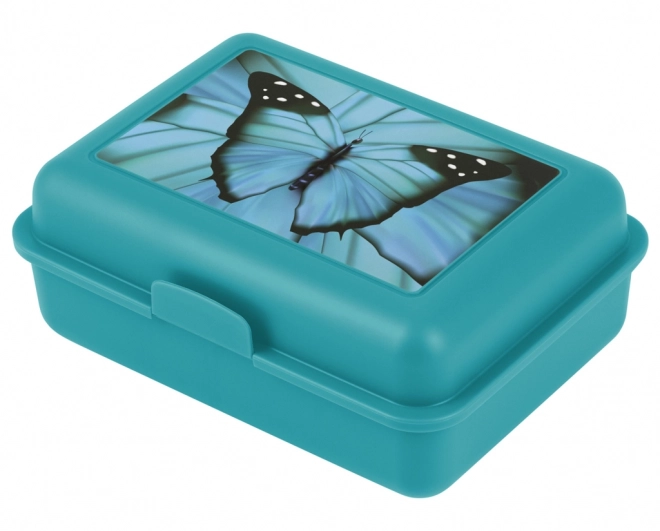 Brotdose Butterfly Blau