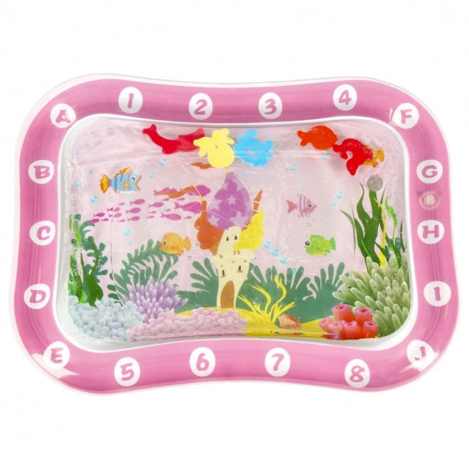 Aufblasbare sensorische Wassermatte für Babys - XXL 64x50 cm