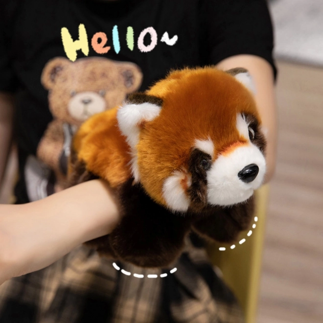 Schlüsselanhänger mit Plüsch-Panda