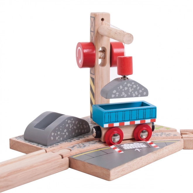 Bigjigs Rail Schotterkran