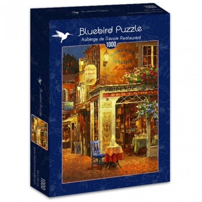 Puzzle Restaurant Auberge de Savoie 1000 Teile von Bluebird