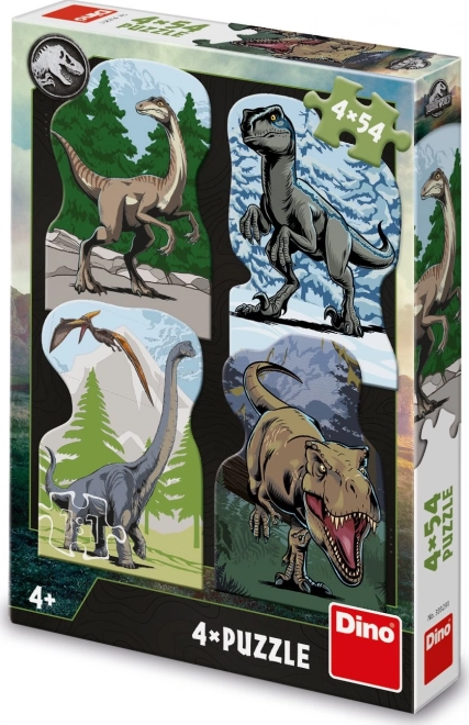 Puzzle JURASSIC WORLD 4x54 Teile