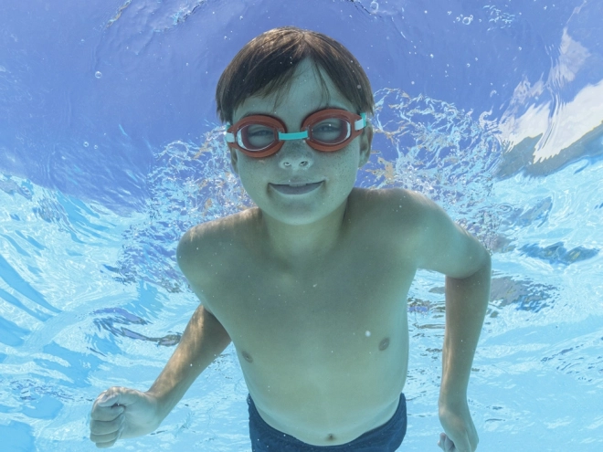 Aqua Burst Schwimmbrille für Kinder – rot