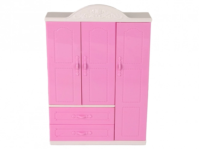 Puppenhausmöbel-Set mit Schrank und Zubehör