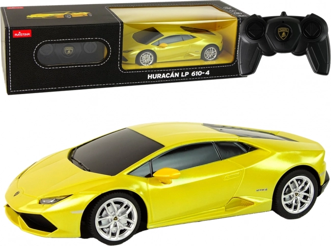 Auto R/C Lamborghini Huracán 1:24 Rastar Gelb