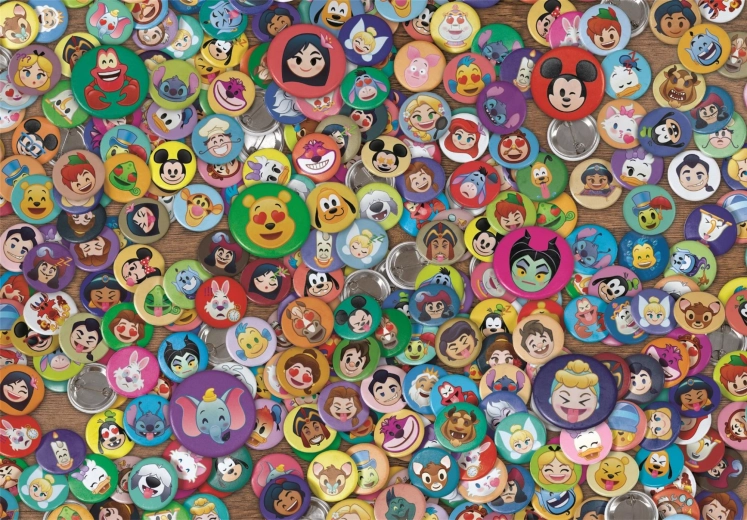 Puzzle 1000 Stk Disney Emoji Kompakt