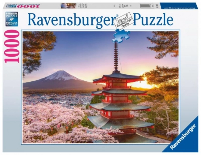 Ravensburger Puzzle Fuji-Kirschblütenblick 1000 Teile