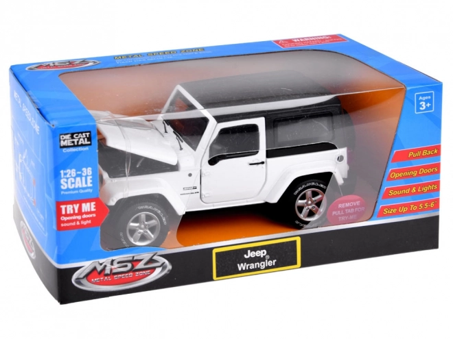 Jeep Wrangler Offroad-Auto Metall 1:32
