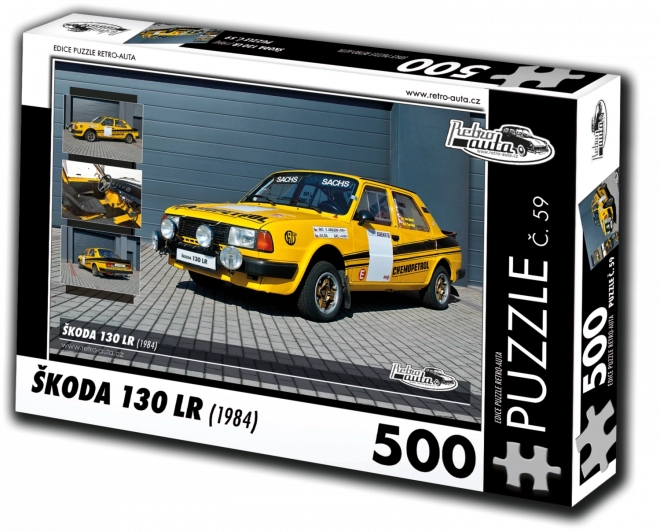 Retro-Auta Puzzle Škoda 130 LR 500 Teile