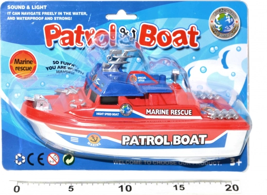 Motorboot für Wasser 20 cm mit Batterien