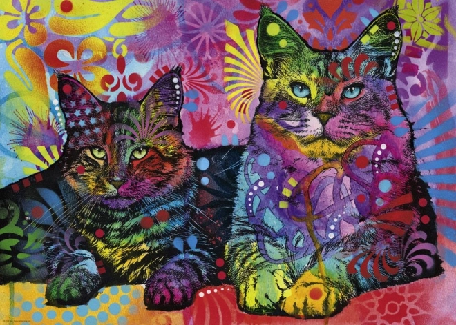 Heye Puzzle Jolly Pets: Widmung an Katzen 1000 Teile