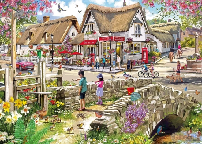 Gibsons Puzzle Narzissen und Enten 1000 Teile