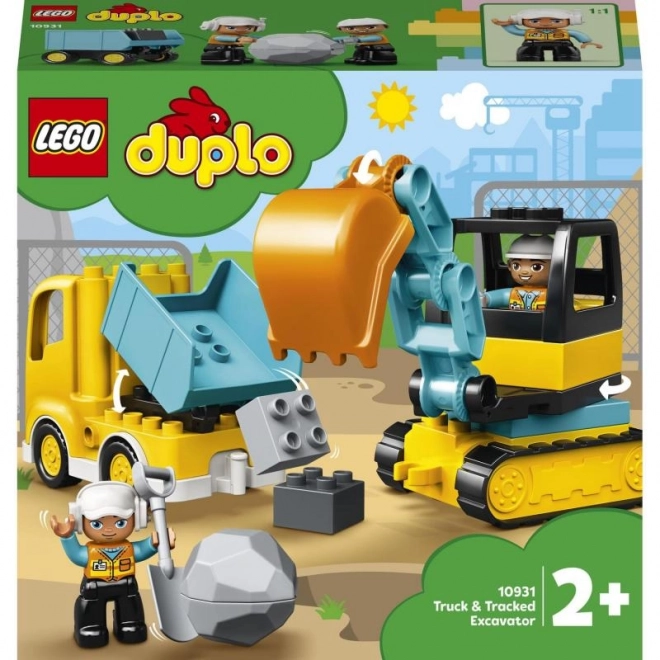 Lego Duplo - Lastwagen und Raupenbagger