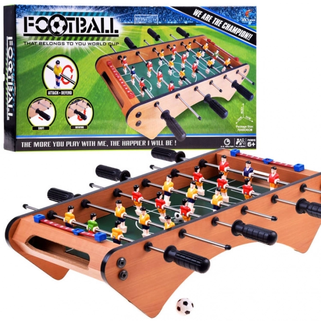 Mini Tischfußballspiel aus Holz