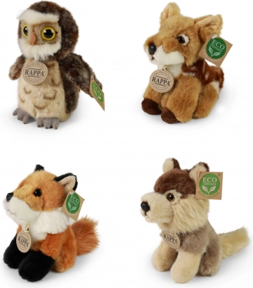 Vielfältige Kollektion von Waldtieren