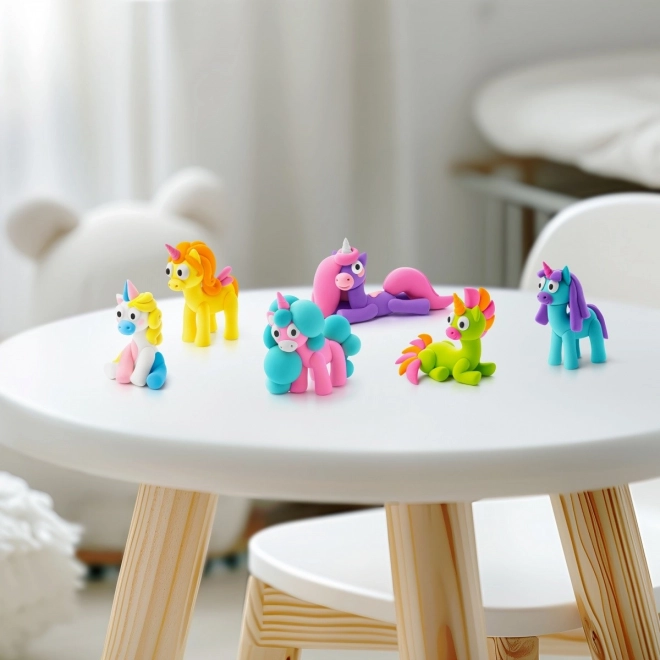 Hey Clay Modelliermasse Einhörner 3er Pack, Lighty