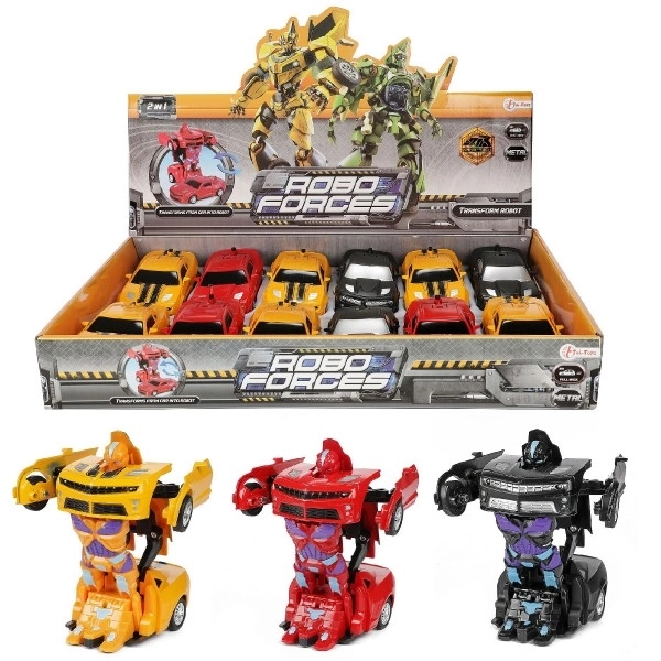 Transformer Auto oder Roboter 13cm Rückzug Mechanismus