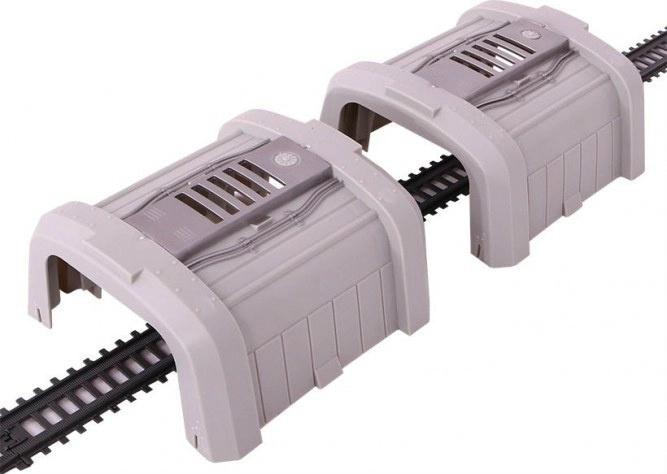 Bewegliche Brücke und Tunnel