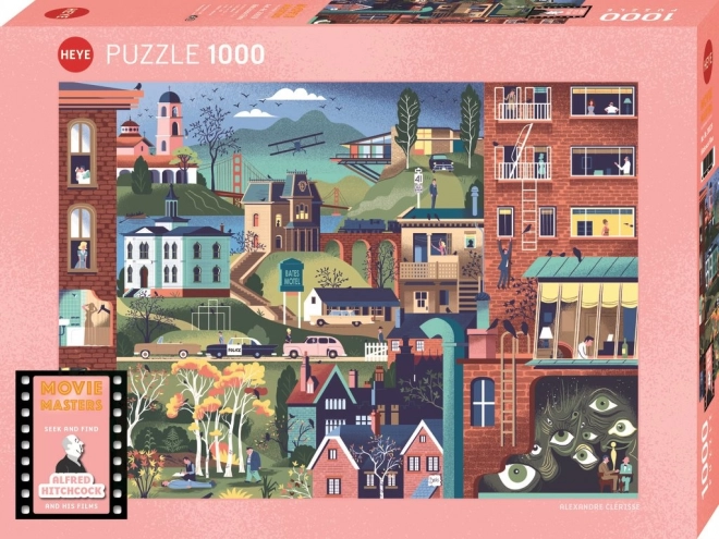Heye Puzzle Movie Masters Filmposter Alfred Hitchcock 1000 Teile
