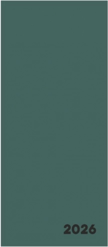 Wöchentlicher Kalender 2026 Verde grün