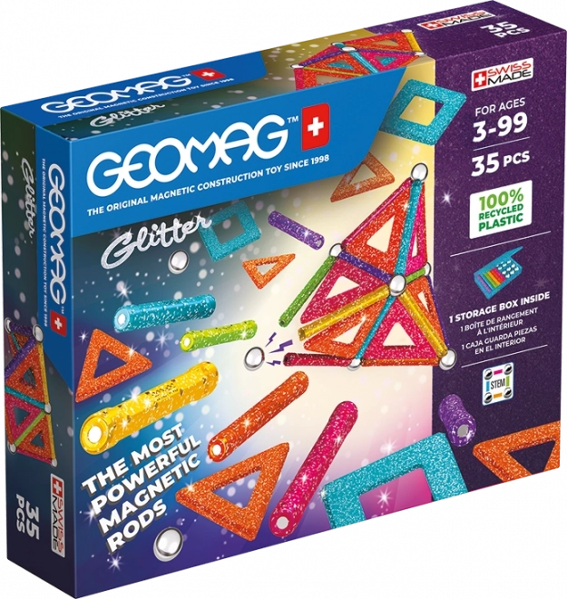 Geomag Glitter Bausteinset