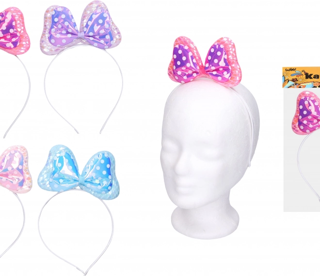 Karneval-Set – Haarreif mit Schleife