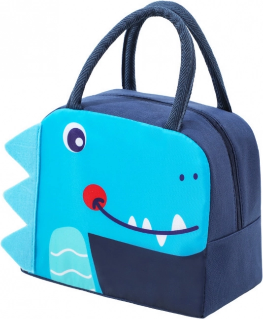 Thermo-Isoliertasche für das Mittagessen Dino Blau 23cm