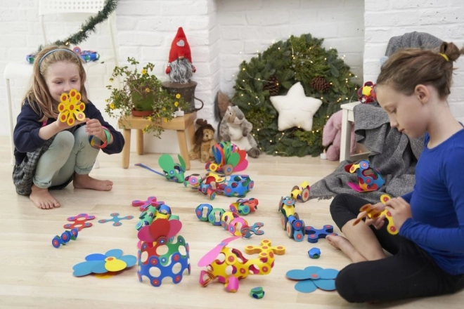 Clixo Super Regenbogen Magnetische Baukasten