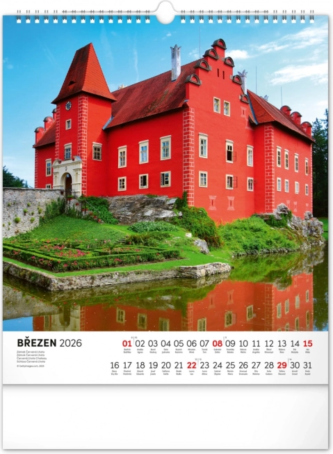 Wandkalender Tschechische Republik 2026