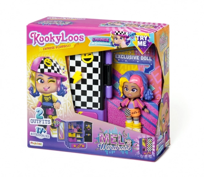 KookyLoos Mel Spielset - Garderobe für Puppen