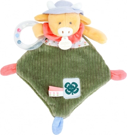 Kuh Aneth mit Rassel 21 cm - Geschenkset Doudou