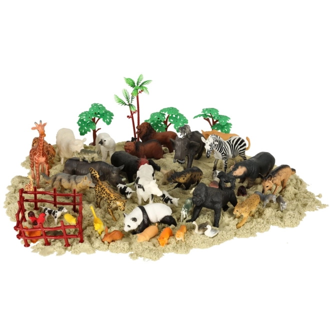 Zoo Tiere Spielfiguren-Set