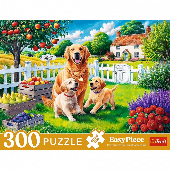 Puzzle - Hunde auf dem Land