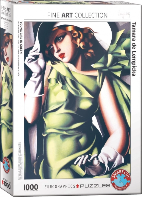 Puzzle Mädchen im Grünen 1000 Teile