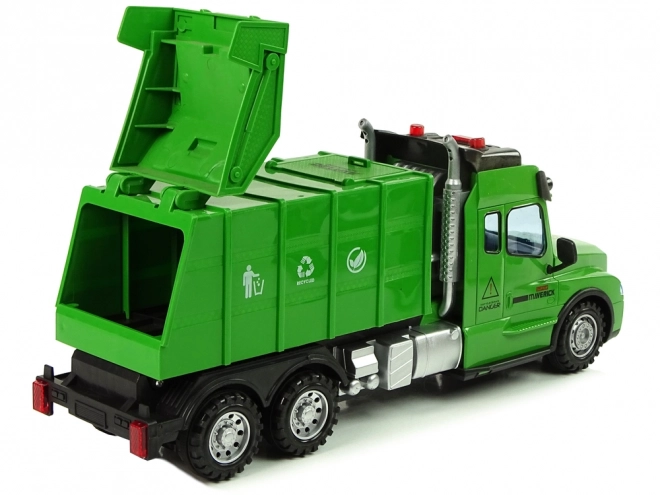 Ferngesteuerter Müllwagen mit Lichtern und Geräuschen